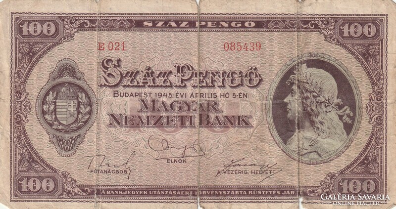 100 pengő (1945)