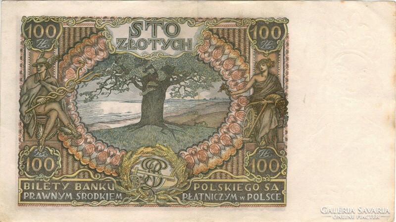 100 Zloty zlotych 1934 Poland 2.