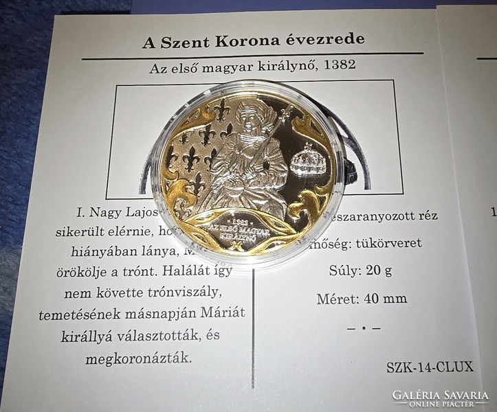 4 coins of the Millennium of the Holy Crown