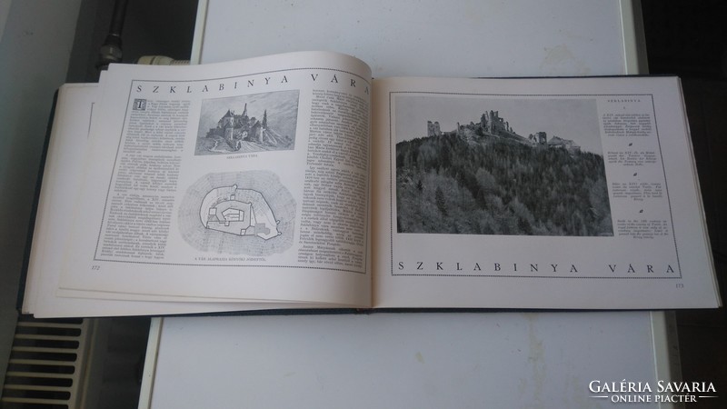 Crow-element Hungarian castles 1933-Greater Hungary! Four languages!