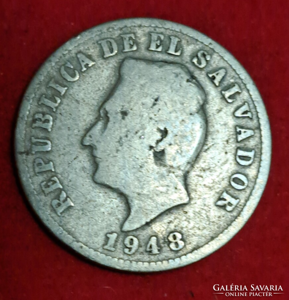 1948. El Salvador 5 Centavos  (1635)