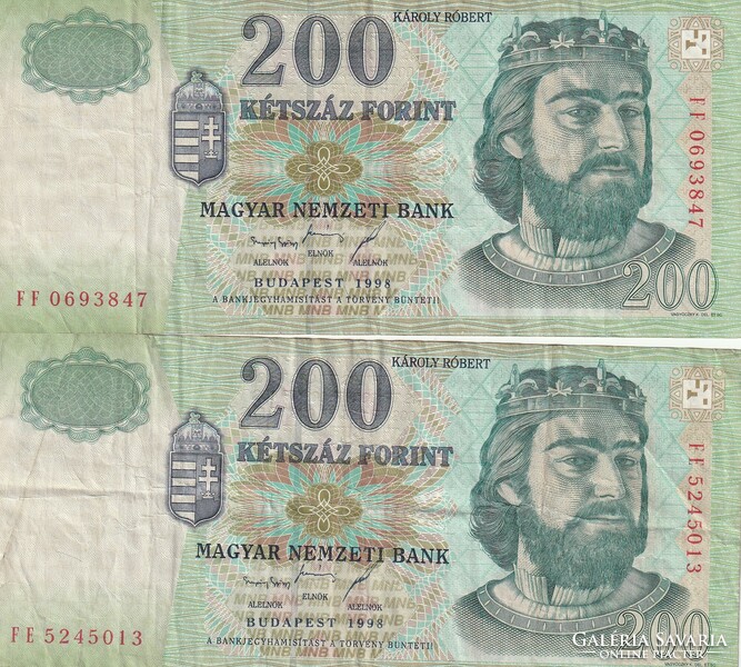 200 forintos 1 pár (1998)