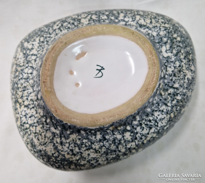 Retro industrial art glazed ceramic ikebana vases are sold together