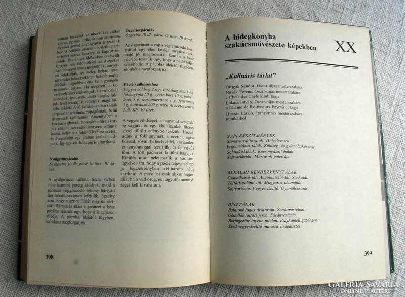 The art of cold kitchen cooking, Sándor Olegik - László Nagy Economics and Law Publishing House 1983