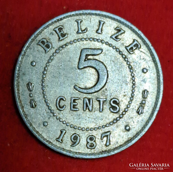 1987. Belize 5 cents (1633)