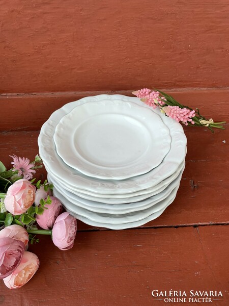 Zsolnay pattern 6 deep plates and 2 flat plates and 1 Czech cookie plate cookie nostalgia