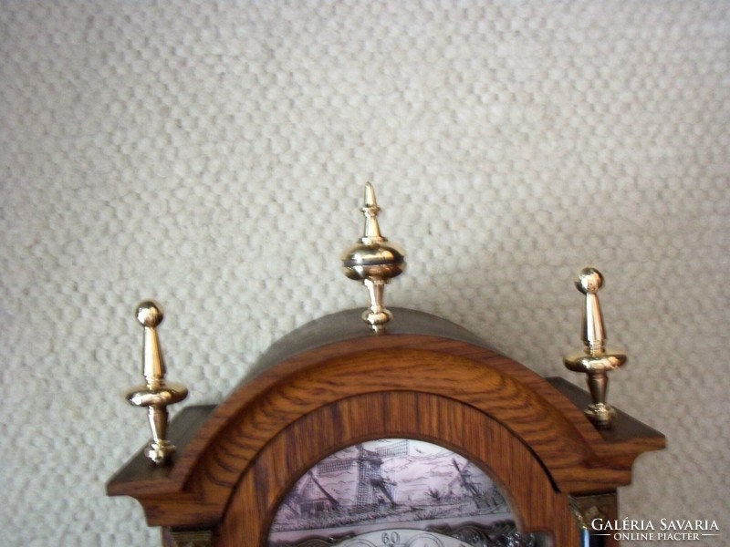 Antique Flemish wuba warmink zansee pendulum clock wall clock