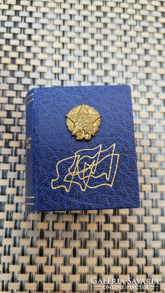 Workers' guard miniature book. The Borsod county workers' guard is 25 years old. 1982.