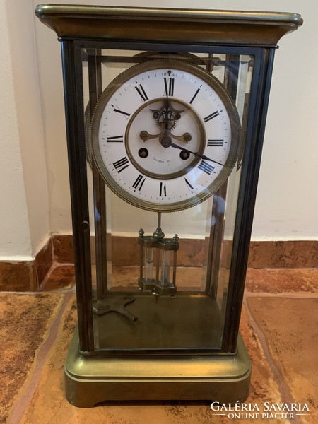 Copper standing clock