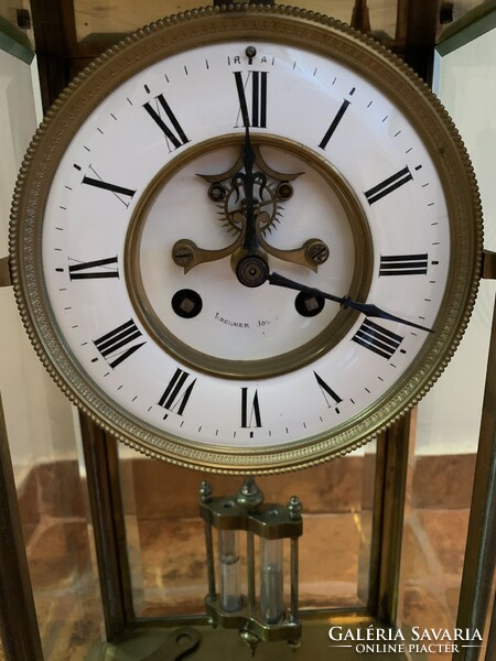 Copper standing clock