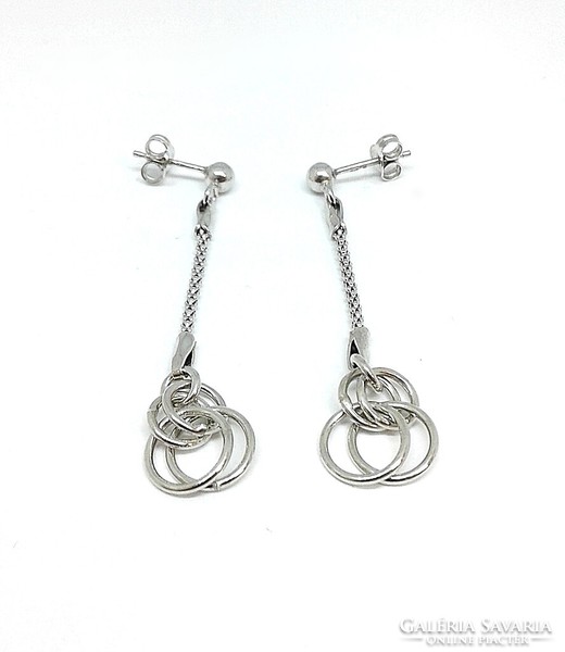 Silver dangling earrings (zal-ag117537)