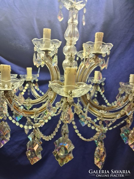 Beautiful Muramó chandelier with 12 arms, in perfect condition