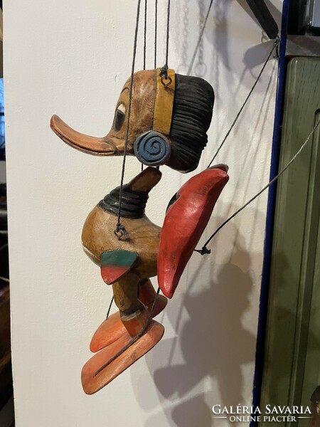 Marionett báb    donald   kacsa
