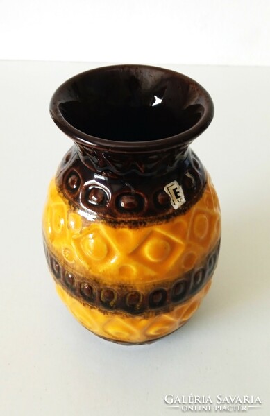 Bay ceramic, bodo mans design vase, 1970s
