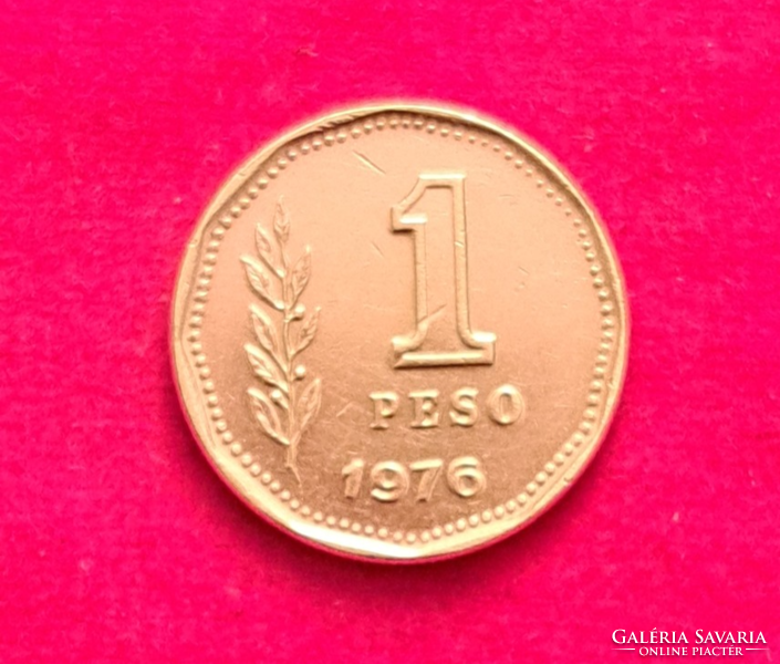 1976. Argentina 1 peso (1679)
