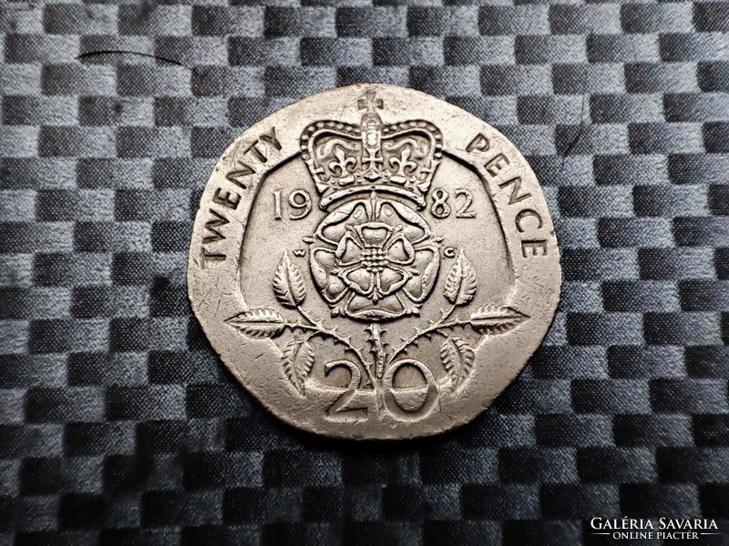 Egyesült Királyság 20 penny, 1982
