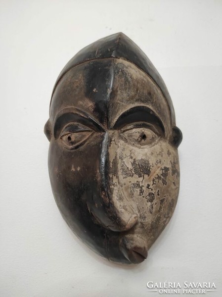 Antique African mask pende healing patient Congo African mask 537 drum 58 7745