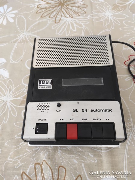 Here is a shaub-lorenz sl 54 automatic cassette recorder
