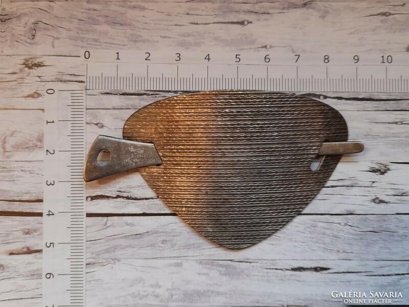 Silver-plated hairpin, bun pin