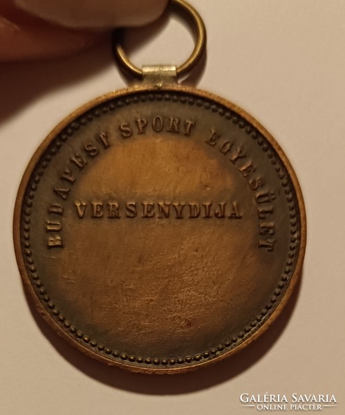 Budapest sports association competition prize medal