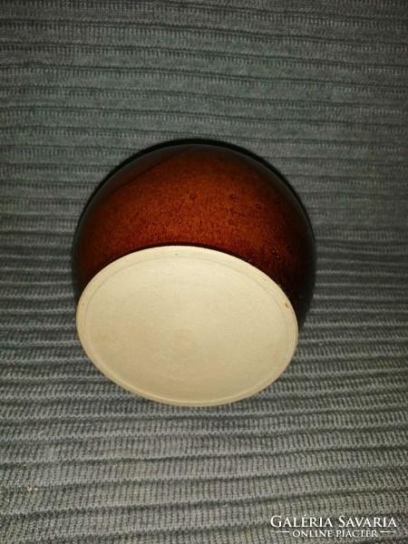 Glazed ceramic jug with handle (a14)