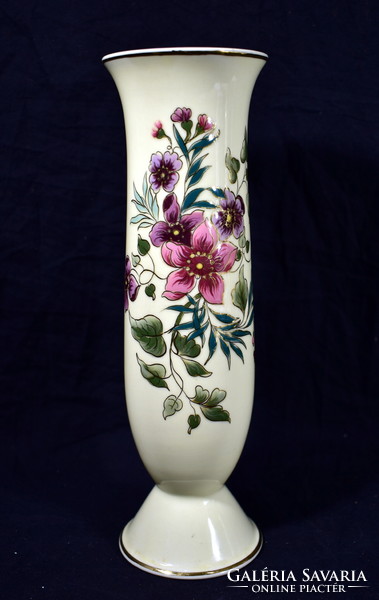 Larger Zsolnay porcelain vase with 