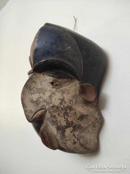 Antik afrikai maszk Pende gyógyító beteg antik Kongó africká maska 504 dob 58 7742