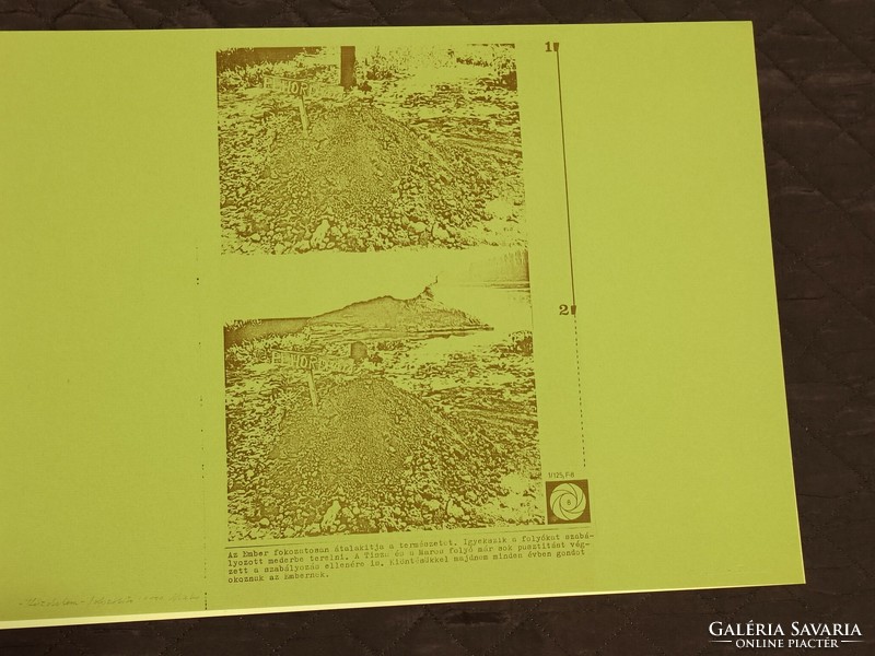 Makói mappa 1979 14 db ofszet-litó