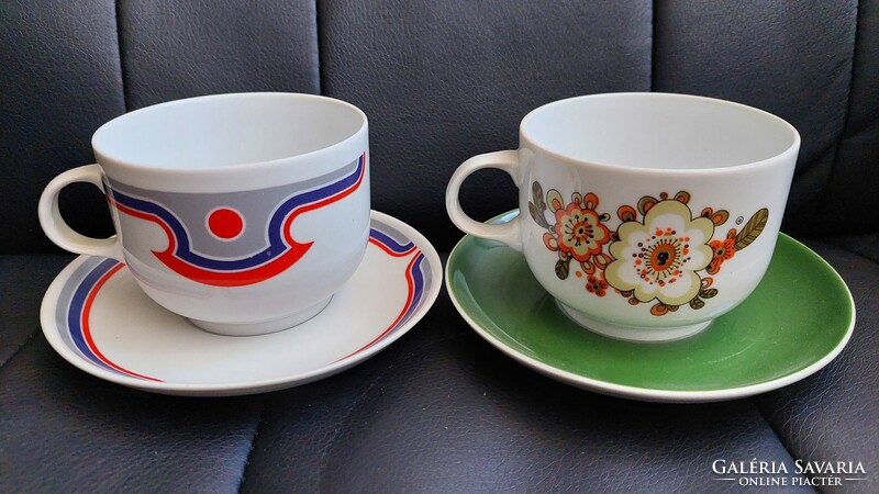 2 bella tea cups, lowland porcelain