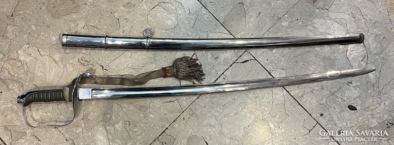 Kossuth sword. In very nice condition. Blood channeled. Total length 96 cm. 4512