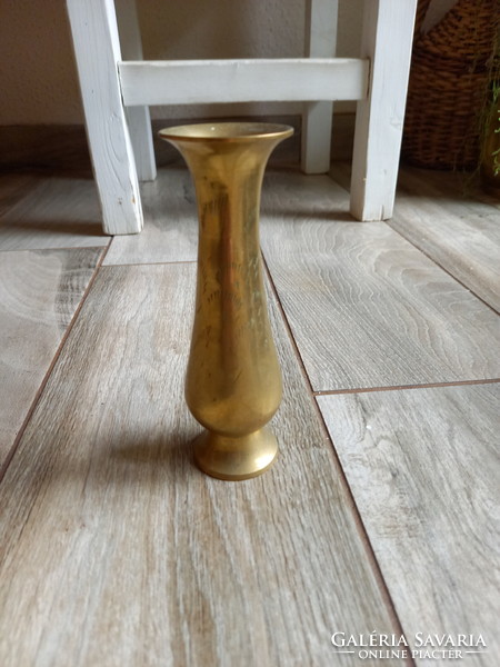 Nice old copper vase i. (14.3X4.6 cm)