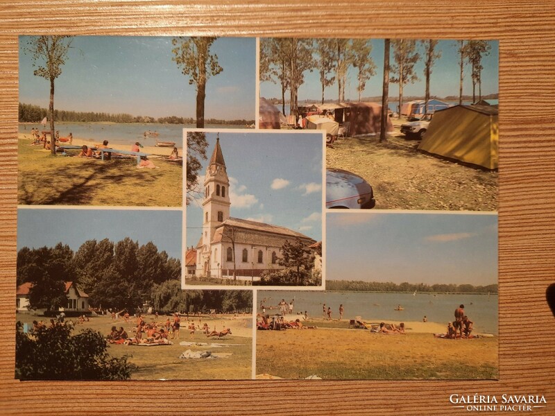 Soltvadkert retro postcard - postage clean