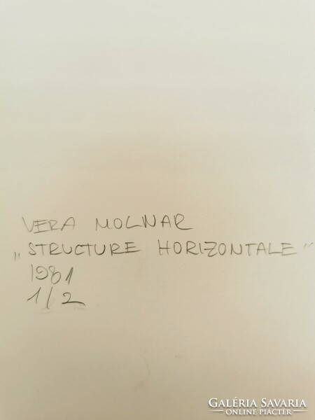 Molnár Vera Structure Horizontale 1/2