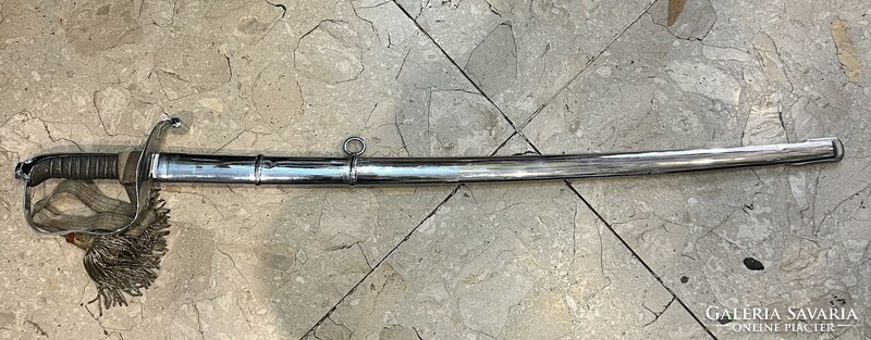 Kossuth sword. In very nice condition. Blood channeled. Total length 96 cm. 4512