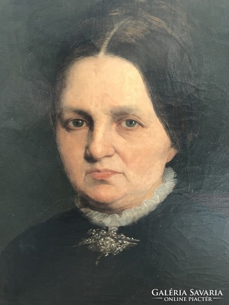Vastagh György 1881 : Előkelő nemes hölgy portréja  olaj, vászon
