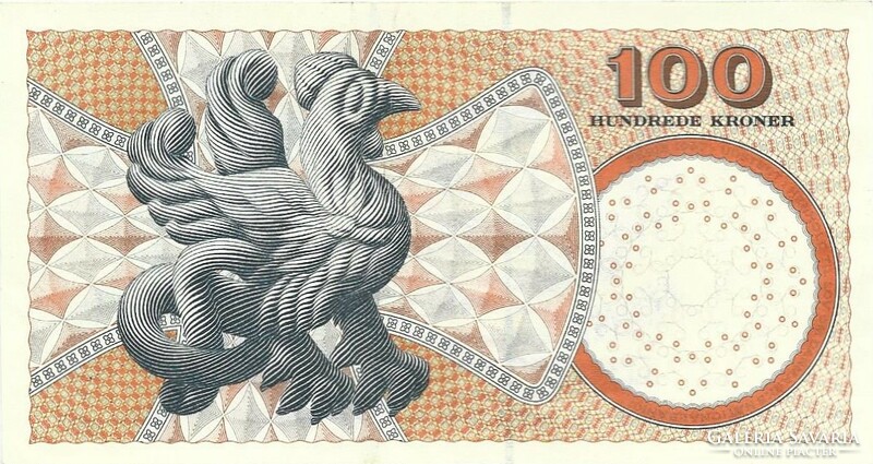 100 kroner korona 2004 Dánia 2. Gyönyörű