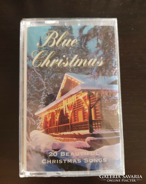 Blue Christmas karácsonyi magnó kazetta , bontatlan, Angol, Ajándéknak, originál