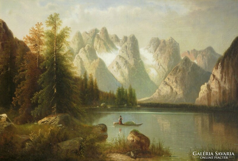 Anton Pick (1840-1902) : Alpesi tó