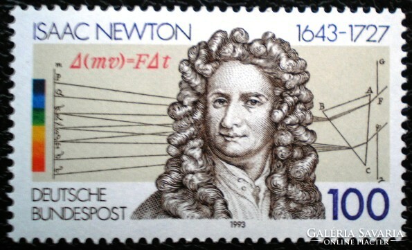 N1646 / Németország 1993 Isaac Newton bélyeg postatiszta