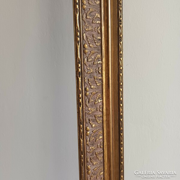 Huge gilded wooden mirror frame/picture frame
