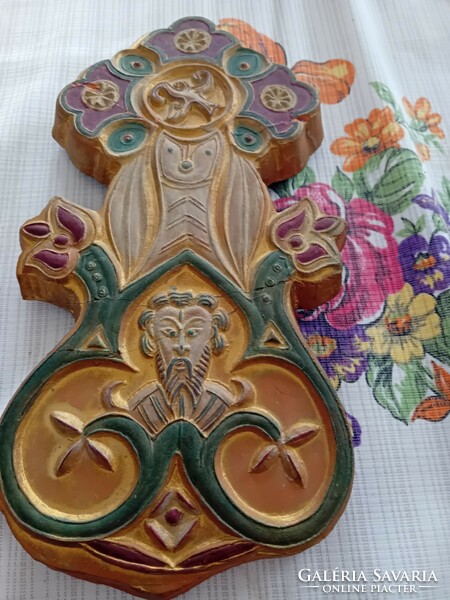Old restored maiden cross ceramic v. Cserép