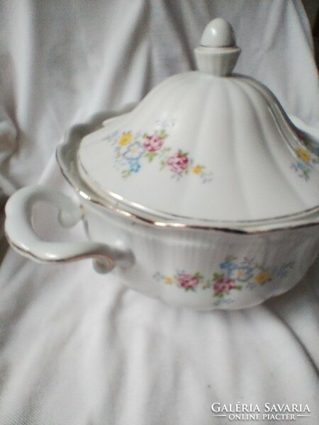 Porcelain antique soup bowl