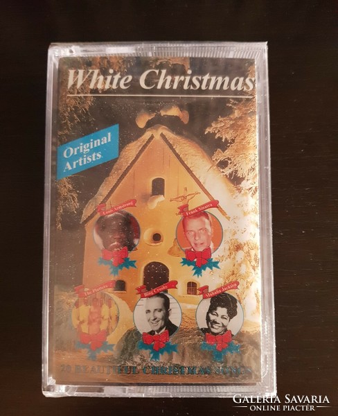White Christmas Christmas tape cassette, unopened, gift in English, for a present, original
