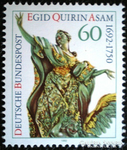 N1624 / Németország 1992 Egid Q. Asam bélyeg postatiszta