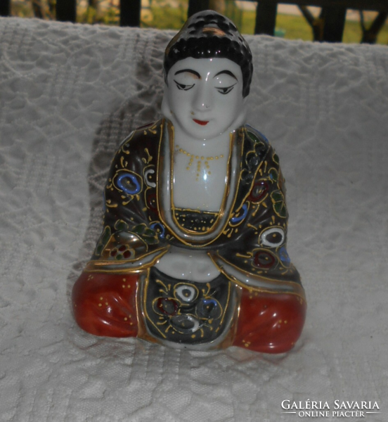Old marked Japanese satsuma porcelain figure