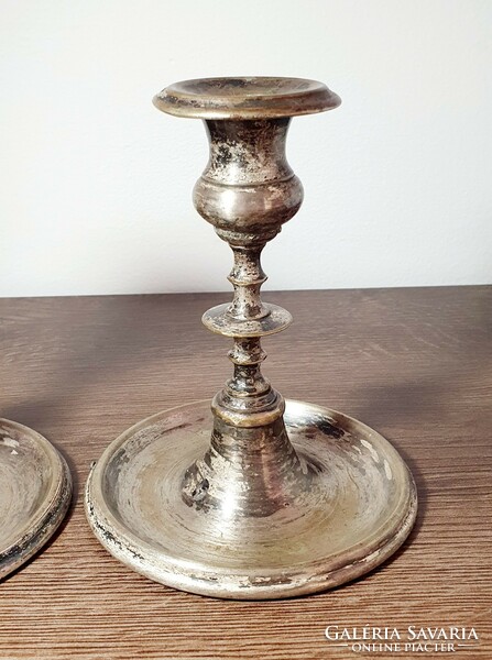 Pair of old marked (krantz ede) candle holders