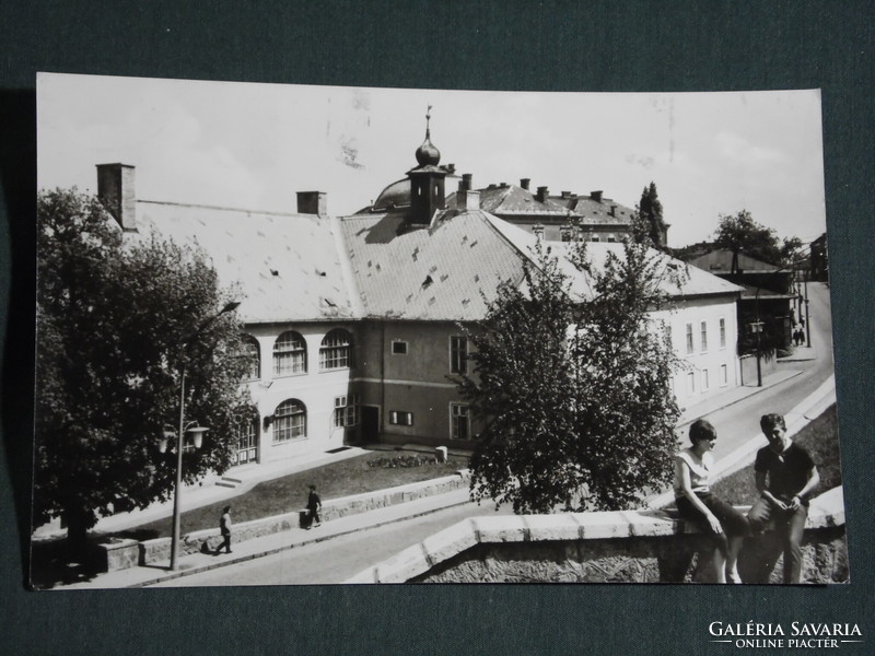 Képeslap,Postcard, Miskolc, Herman Ottó múzeum,1965
