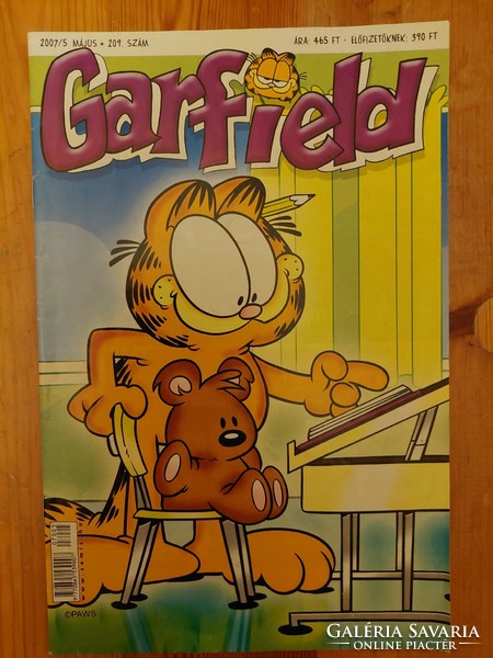 Jim Davis: Garfield képregény 2007/5 május  209 (Akár INGYENES szállítással)
