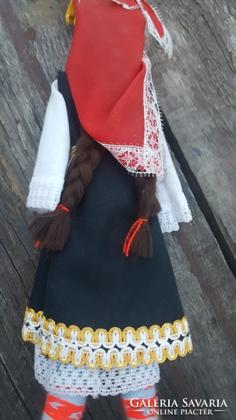 Old baby in traditional costume