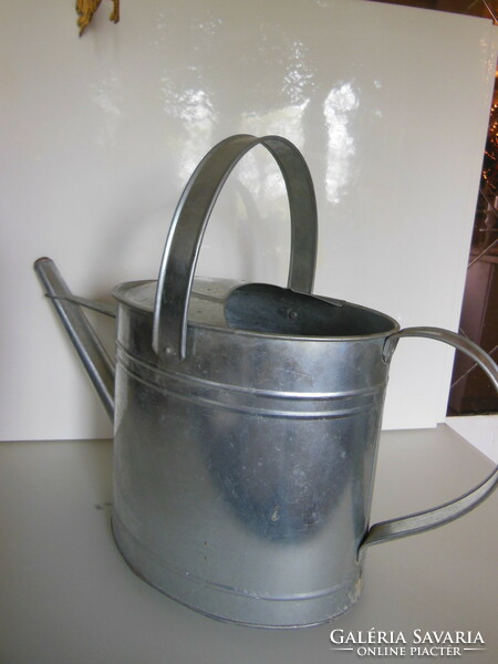 Can - marked - 10 l - 56 x 26 x 22 cm + handle 13 cm - tin - thick material - German - perfect